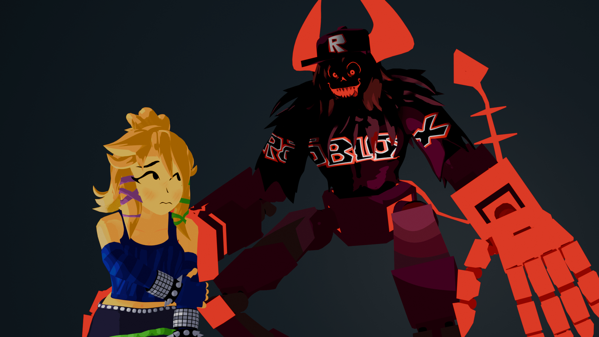 1920x1080 I made a stylized Guest666 Model!