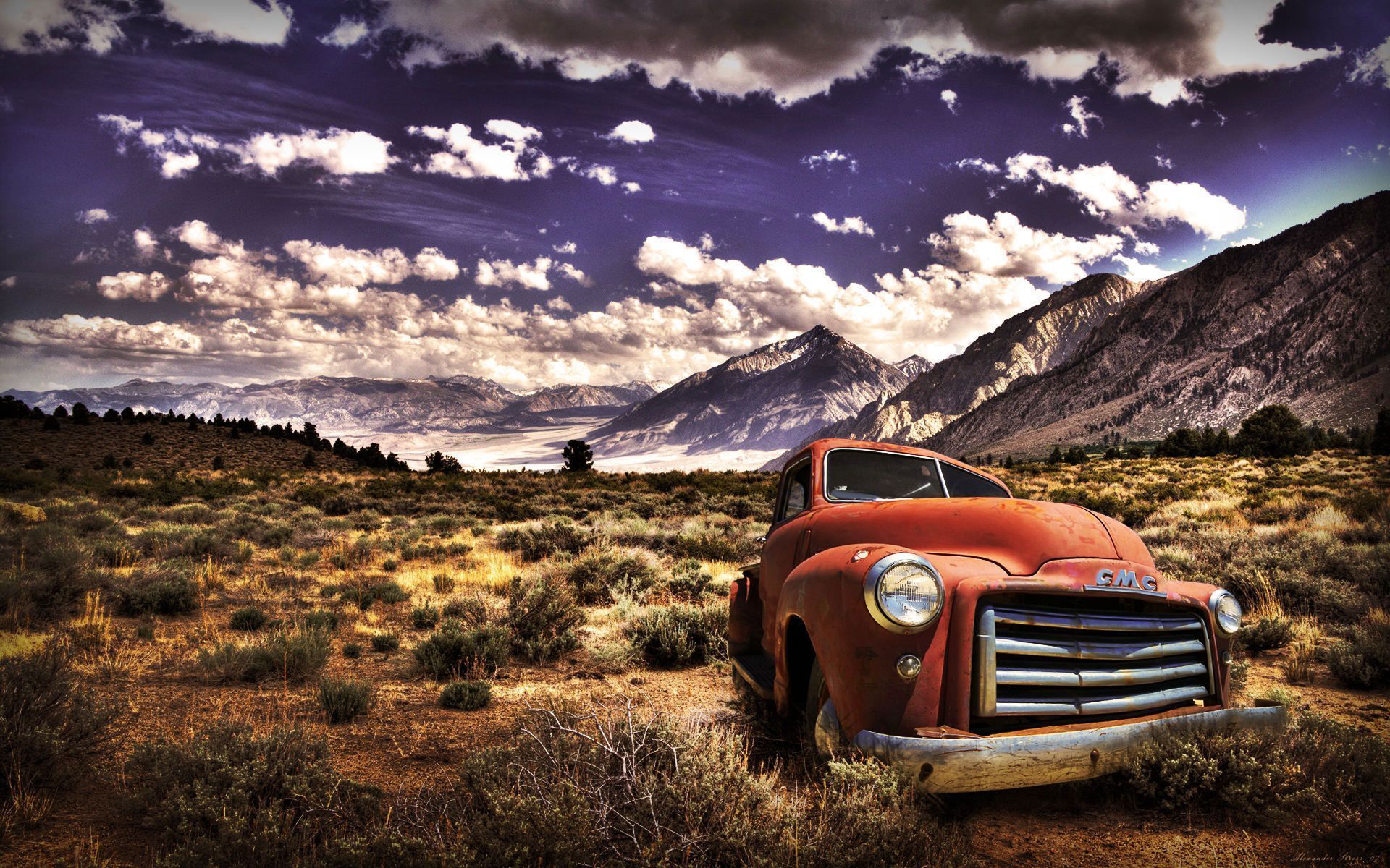 1920x1200 Farm Truck Wallpaper