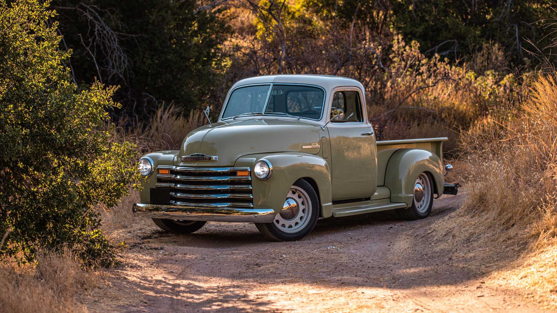 1920x1080 ICON 4x4 Turns 1950 Chevrolet Thriftmaster Farm Truck Into LS3 V8 Restomod