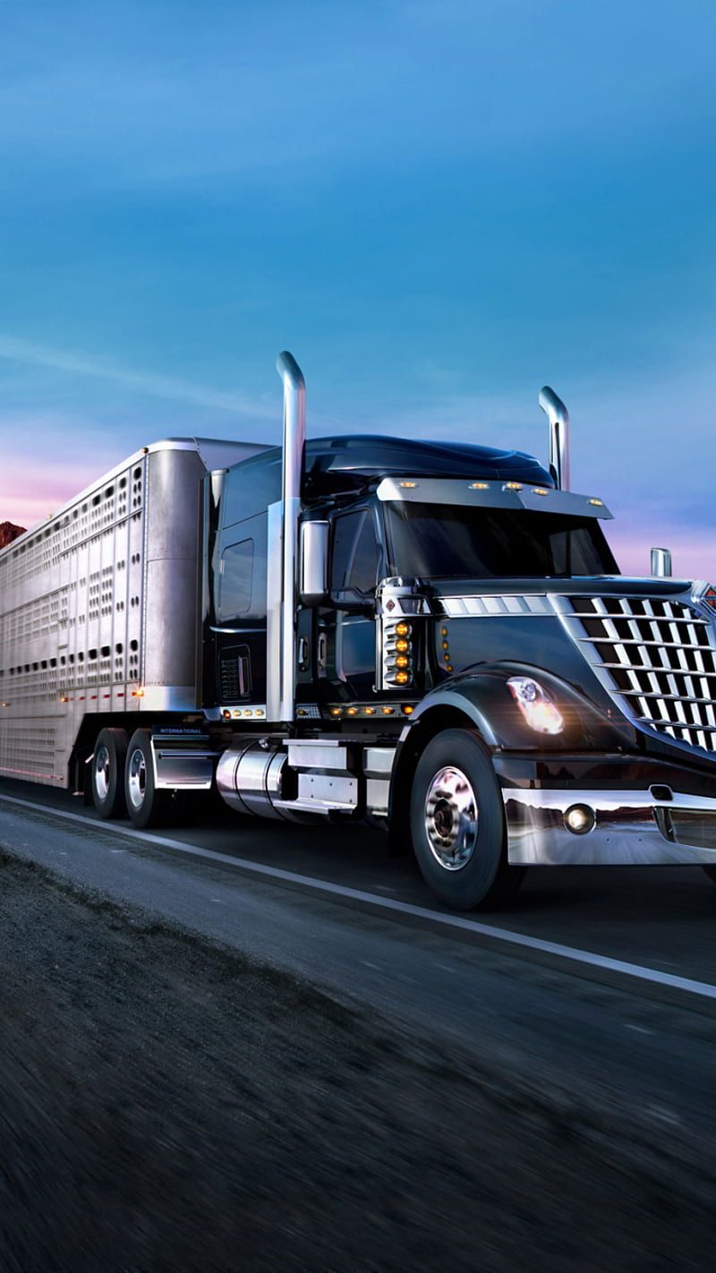 800x1422 Semi, diesel, farm, international, kenworth, peterbilt, HD phone wallpaper