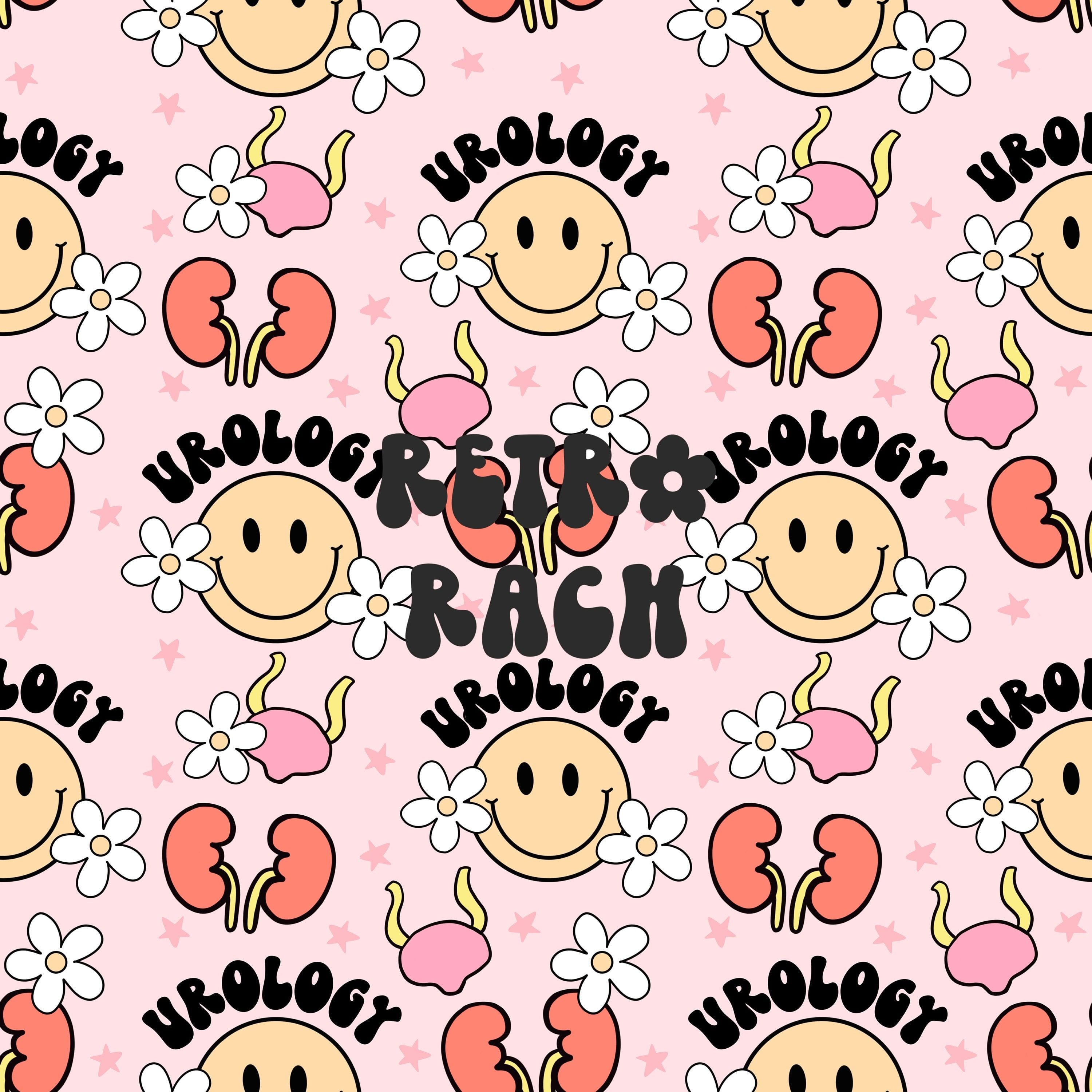 3000x3000 Urology seamless repeating pattern medical fabric design for sublimation