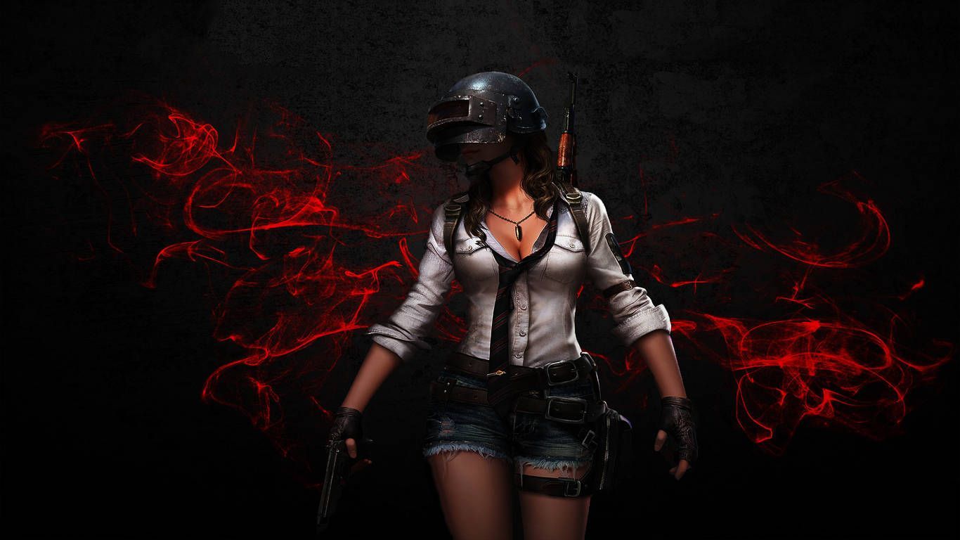 1366x768 Download Sara From PUBG 1366x768 Wallpaper