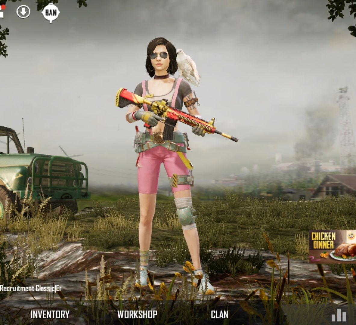 1183x1080 Sara PUBG Mobile Wallpaper