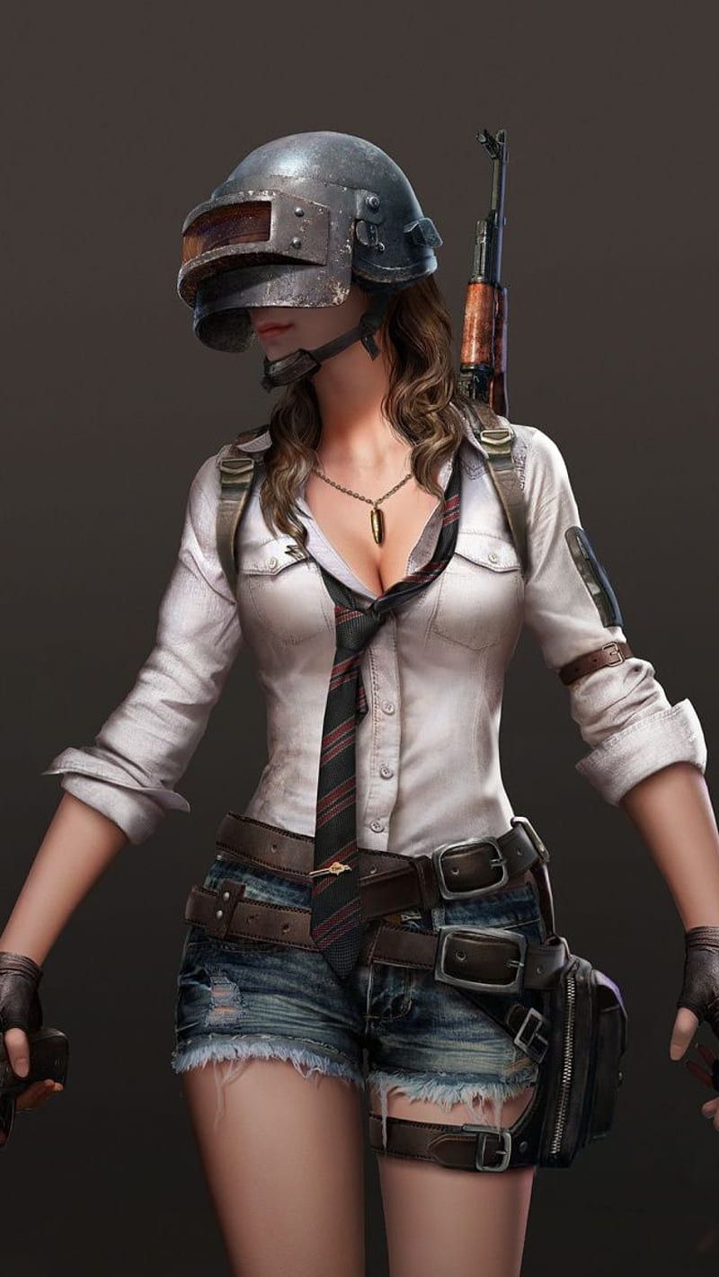 800x1421 2K free download. Sara PUBG, HD wallpaper