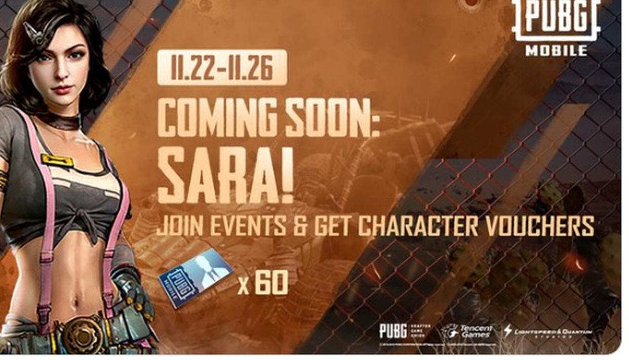 1242x710 PUBG Mobile Sara HD Wallpaper