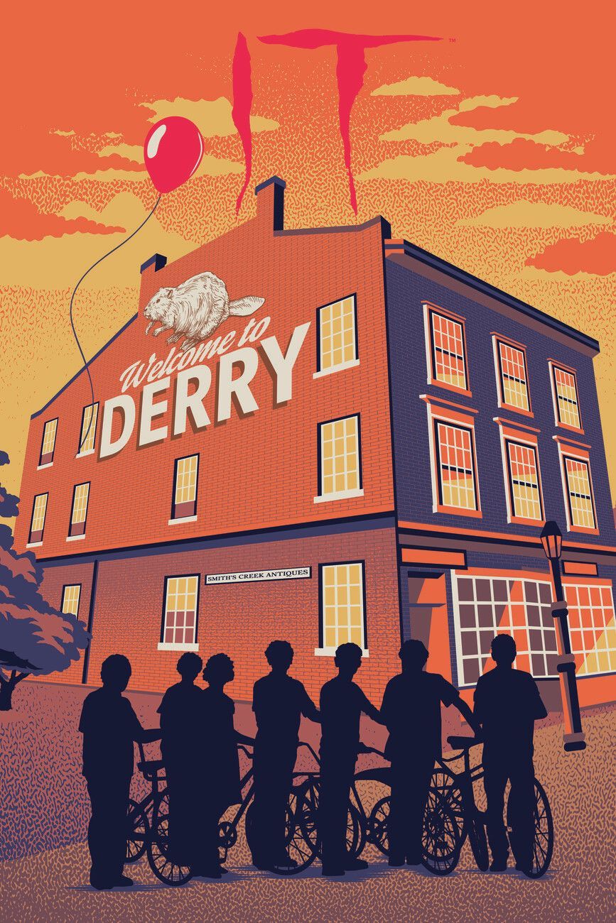 867x1300 Poster IT to Derry. Wall Art 1 FREE
