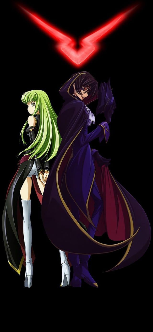 640x1385 What would be a good backdrop for a png of cc and lelouch? I feel like the black with just the geass symbol is too dull