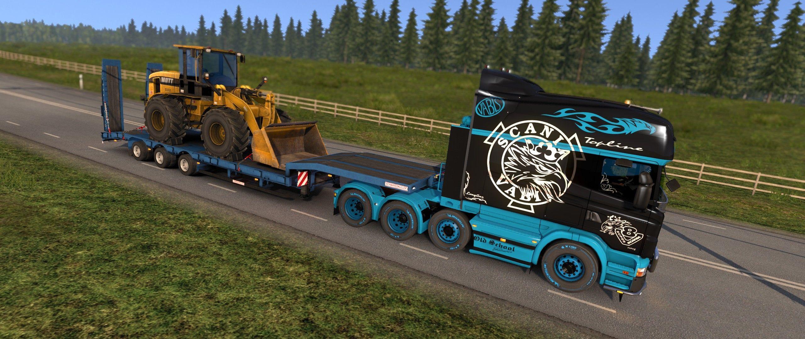 2560x1080 trucks, Scania, Euro Truck Simulator Video games Wallpaper HD