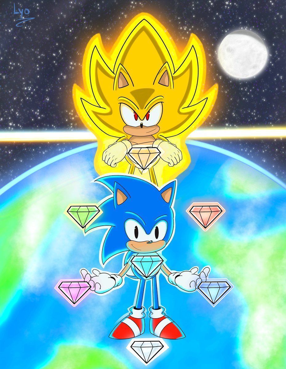 930x1200 Behold, The True Power Of The Chaos Emeralds! - #kinkeadsuperstars #SonicTheHedgehog