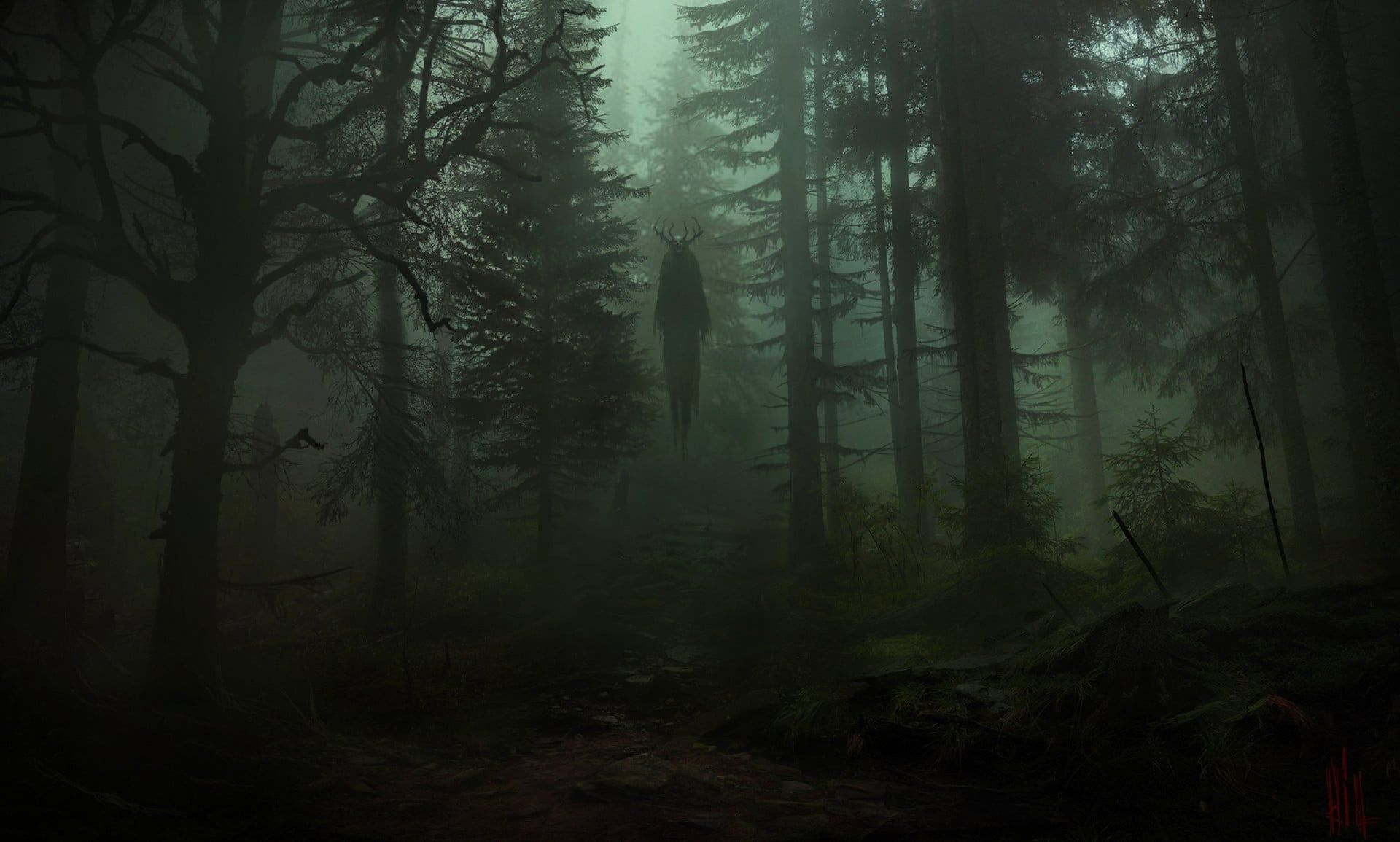 1920x1155 Cozy Forest - [1920x1155] (by_@yur_hill)