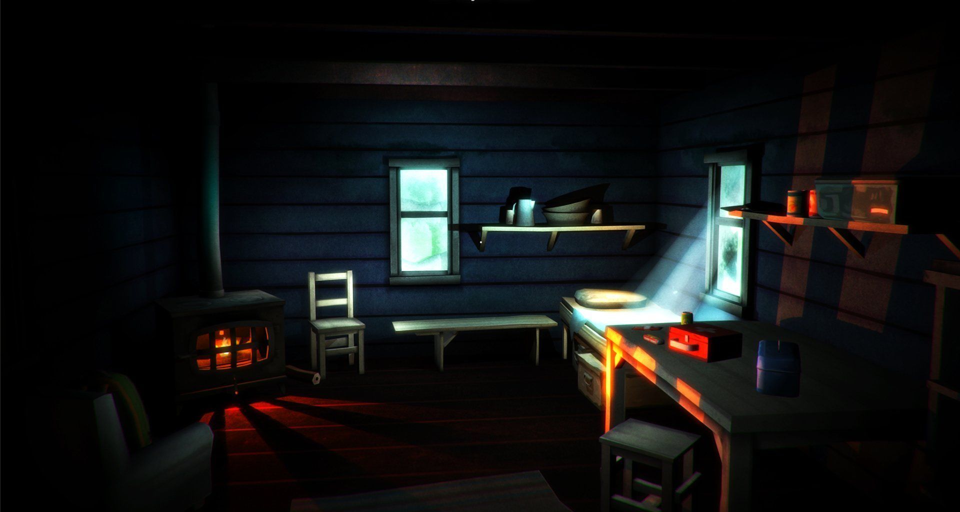 1920x1024 HD Wallpaper of The Long Dark: A Cozy Cabin Retreat