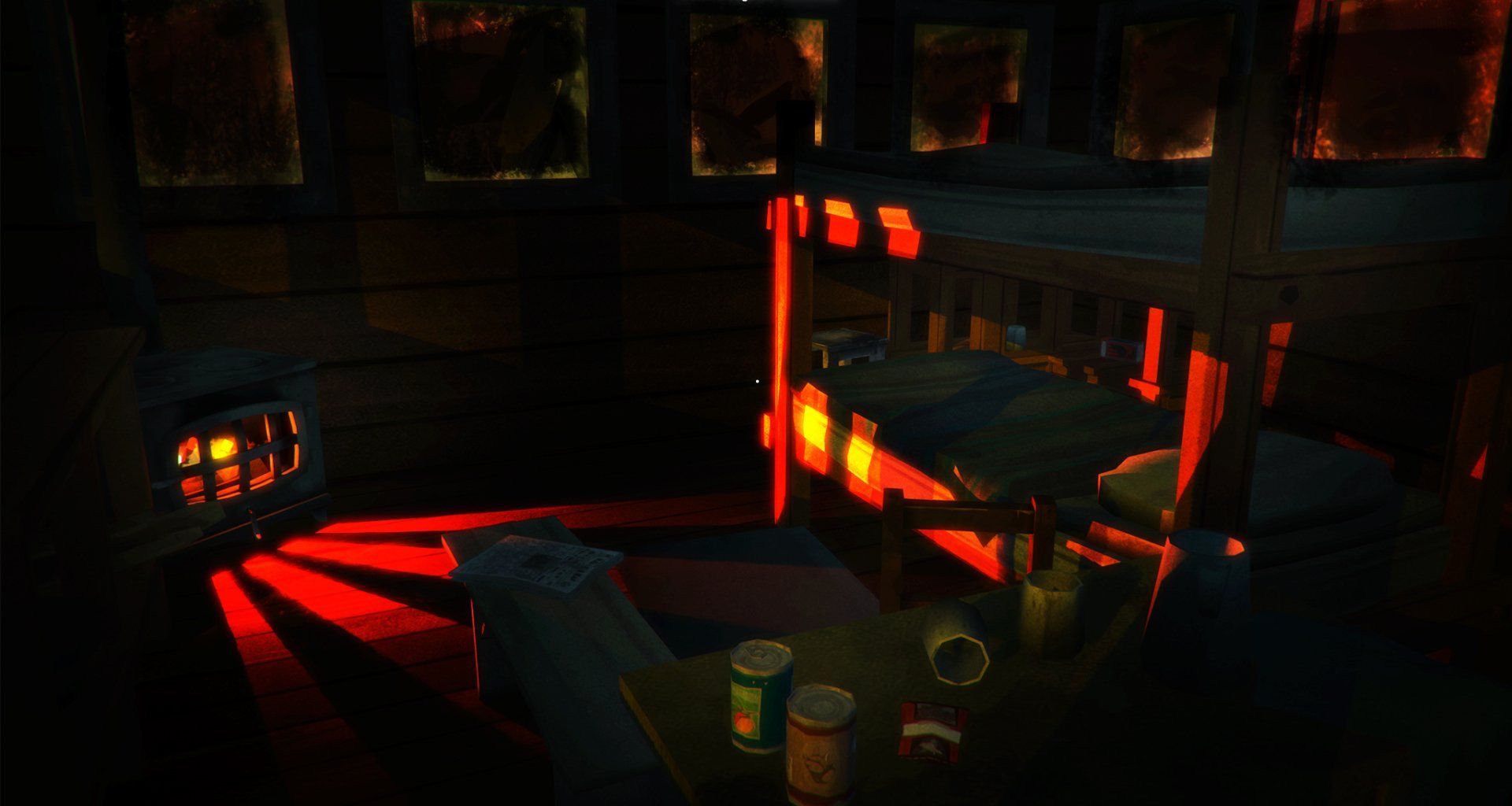 1920x1024 The Long Dark HD Wallpaper: A Cozy Retreat in the Wilderness
