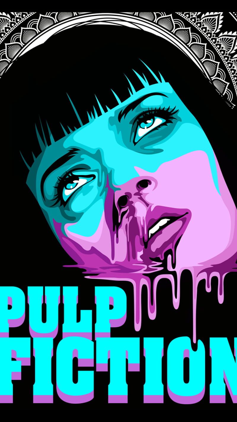 800x1422 Pulp fiction, 3D, favorite movie, fent, over dose, shard, thurman, tralvota, HD phone wallpaper