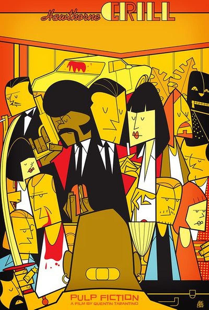 800x1186 Pulp fiction, anime, aventuras, HD phone wallpaper