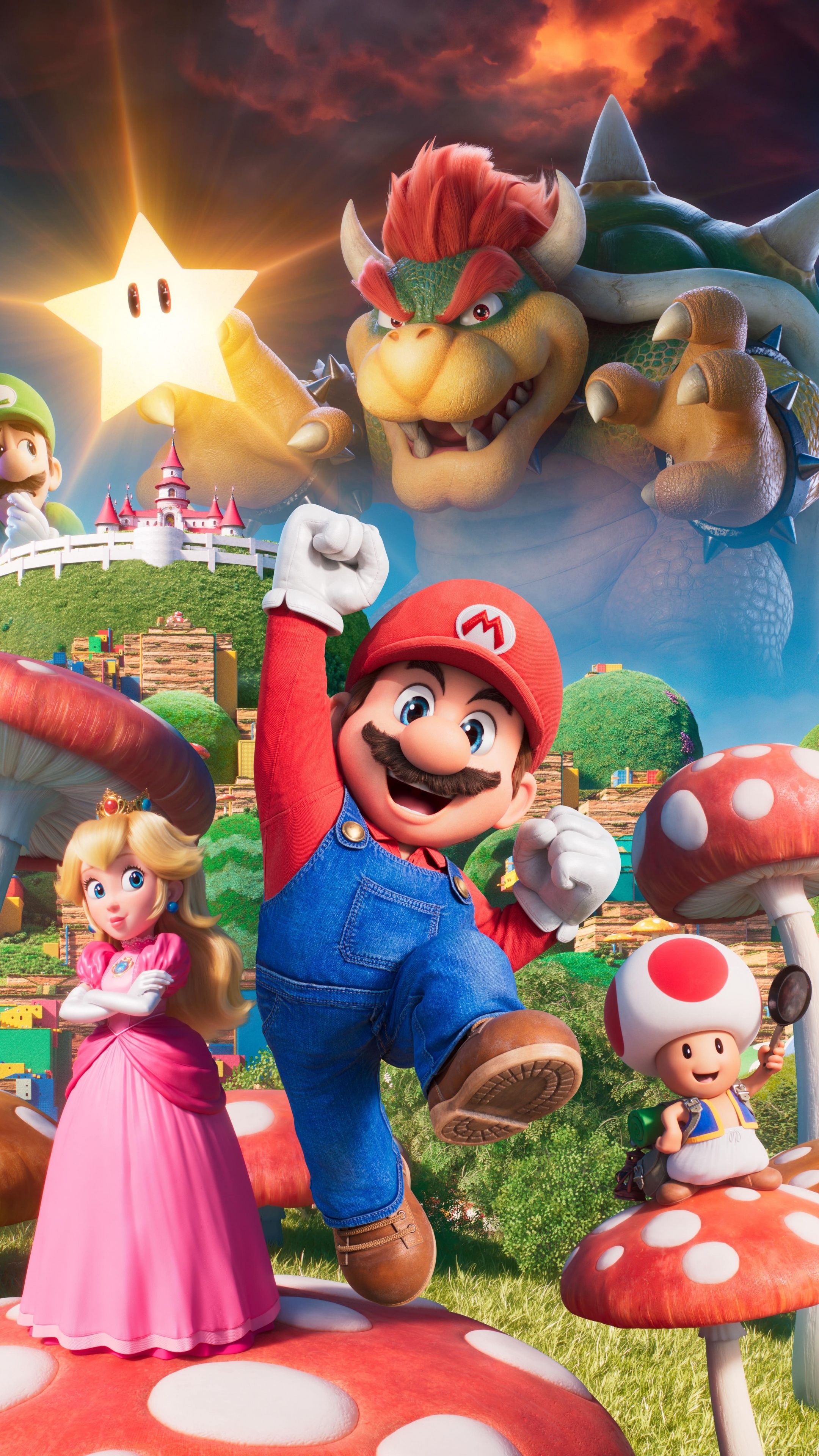 2160x3840 The Super Mario Bros. Movie Wallpaper 4K, Animation, 2023 Movies