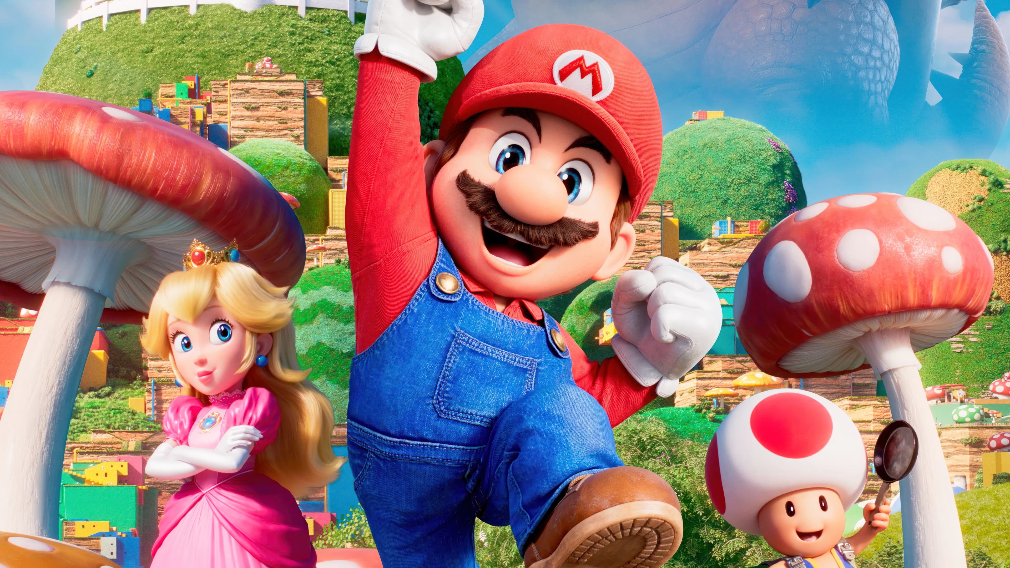 3840x2160 Super Mario Bros Movie Poster Wallpaper 4k for Desktop