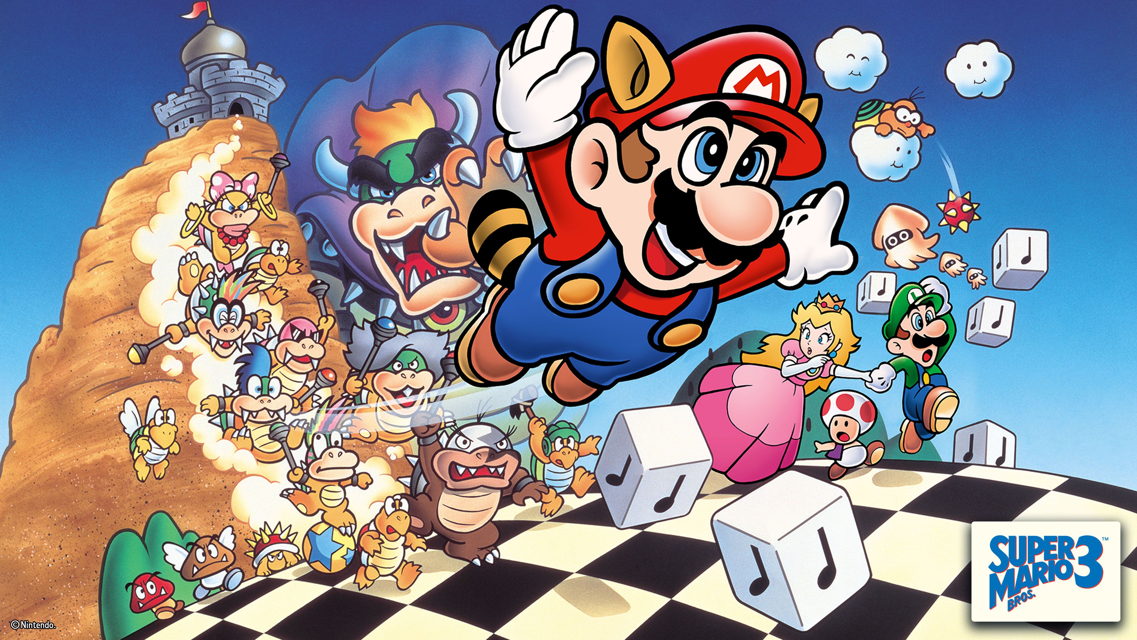 3840x2160 Super Mario Bros. 3