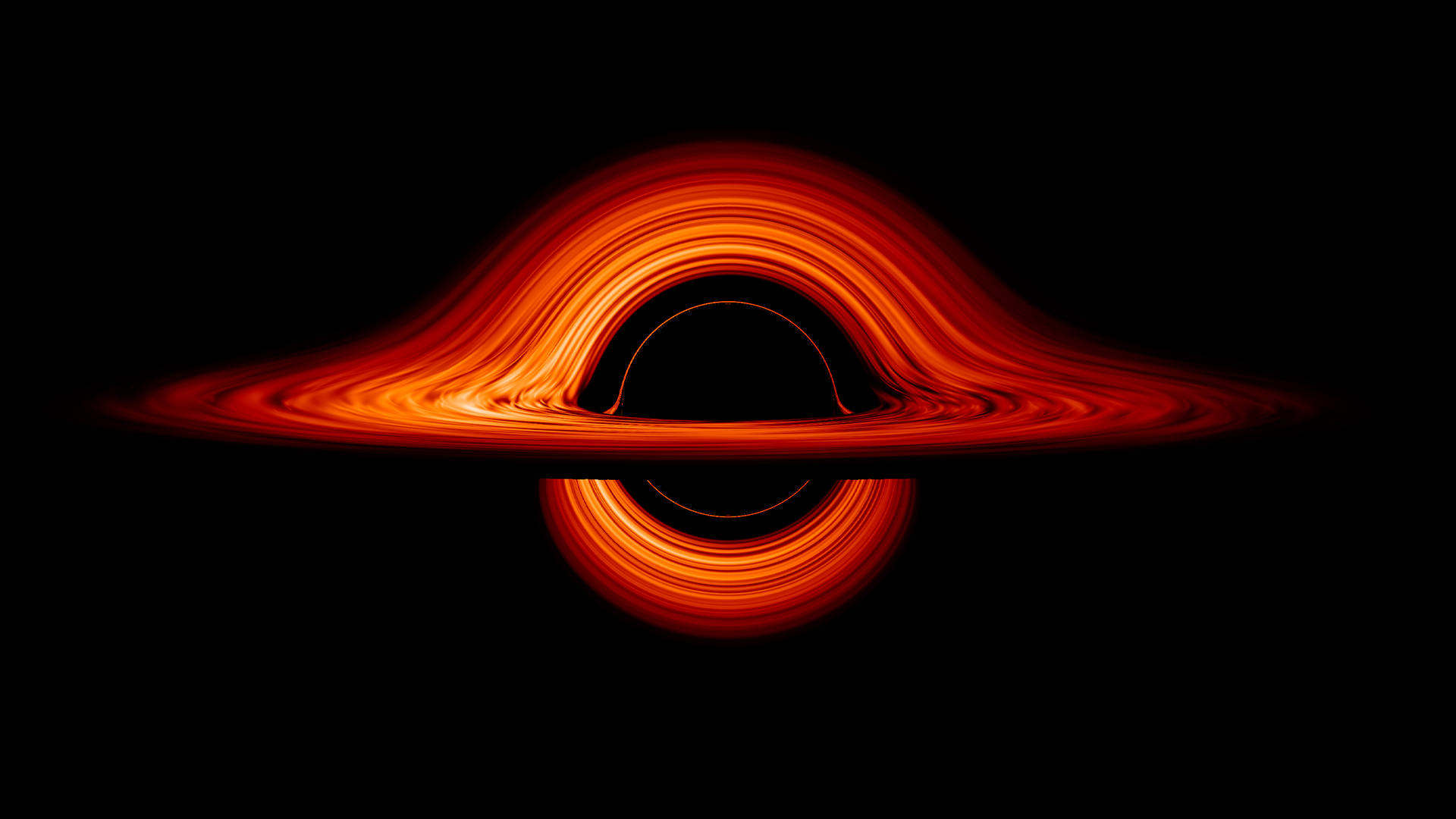 1920x1080 NASA SVS. Black Hole Desktop & Phone Wallpaper