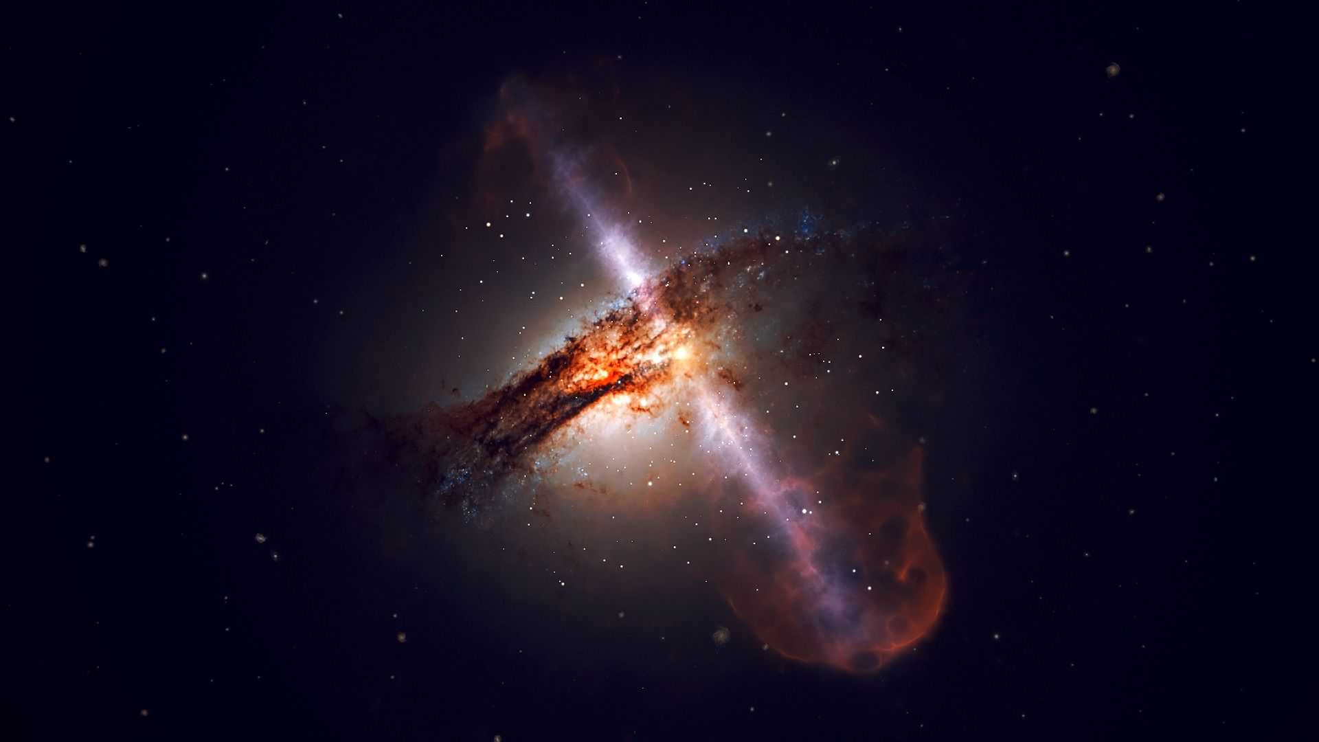 1920x1080 supermassive Black Hole, Digital Art, NASA, Stars, Space, Science, Universe Wallpaper HD / Desktop and Mobile Background