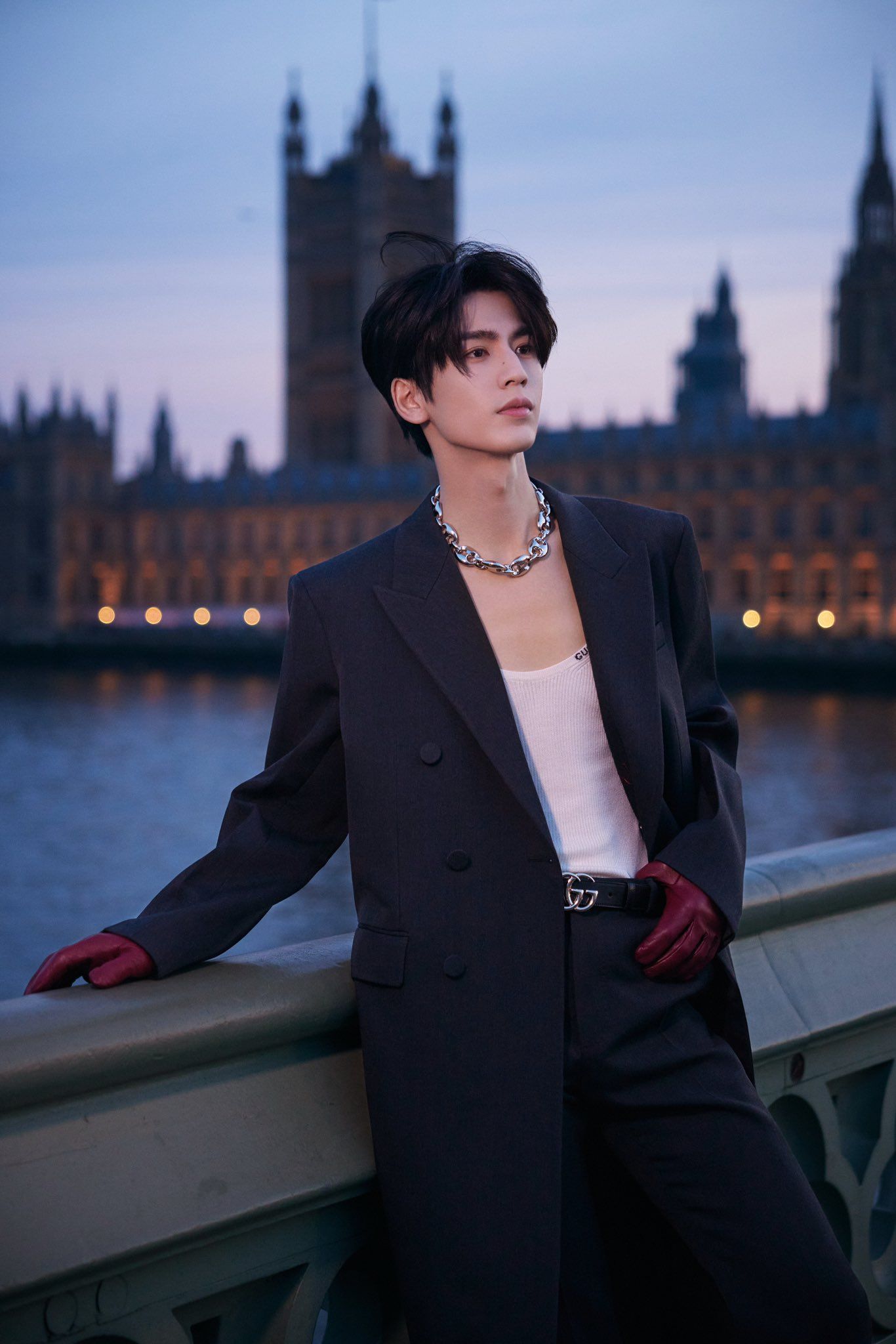 1366x2048 Zhang Ling He & Wang Chu Ran for Gucci Cruise 25
