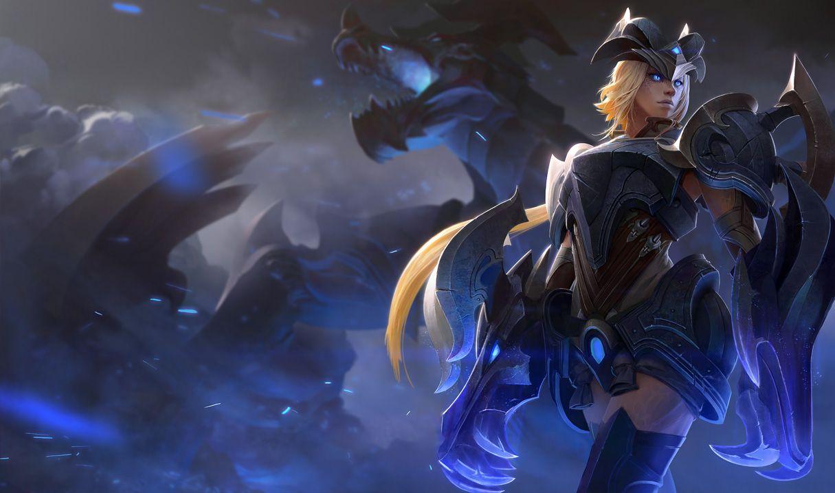 1215x717 Championship Shyvana Skin of Legends Wallpaper