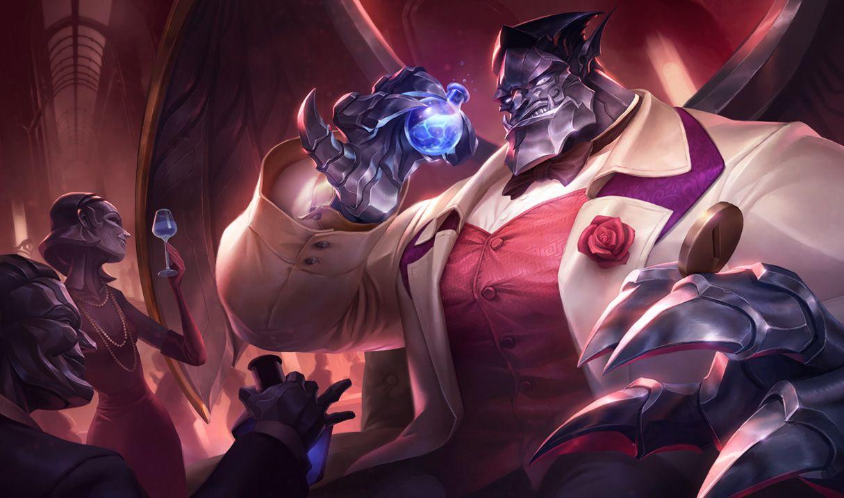1215x717 Debonair Galio Skin of Legends Wallpaper