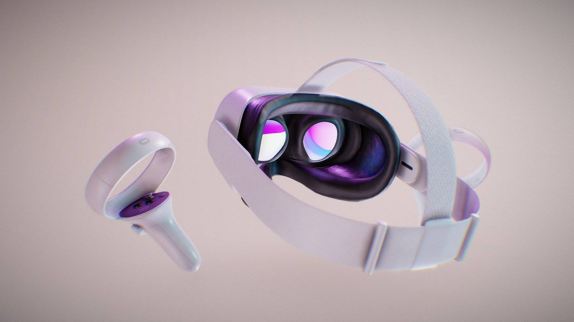 1920x1080 Download Oculus Quest 2 3D Art Wallpaper