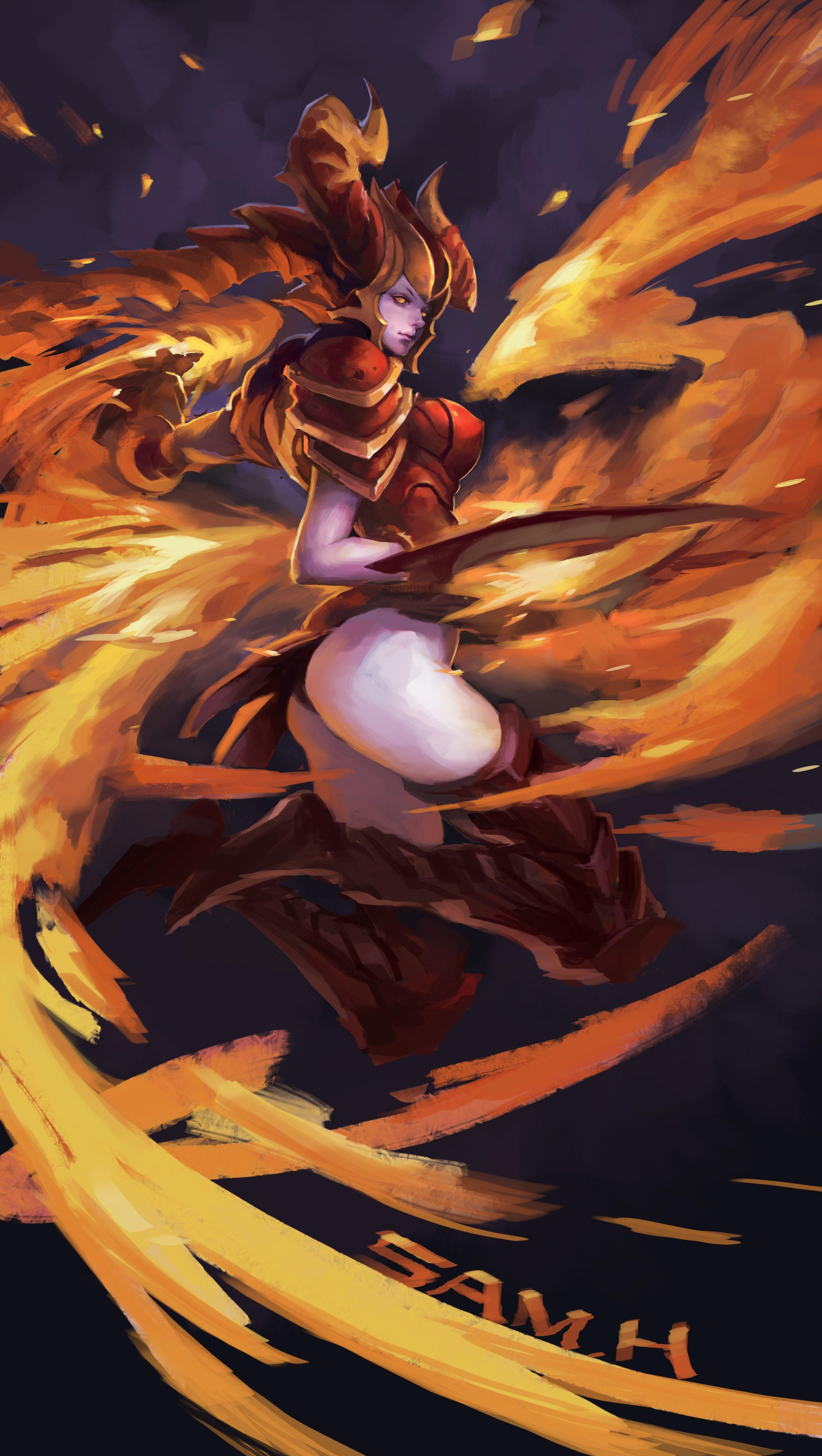 3000x5315 Shyvana. Wallpaper & Fan Arts. League Of Legends