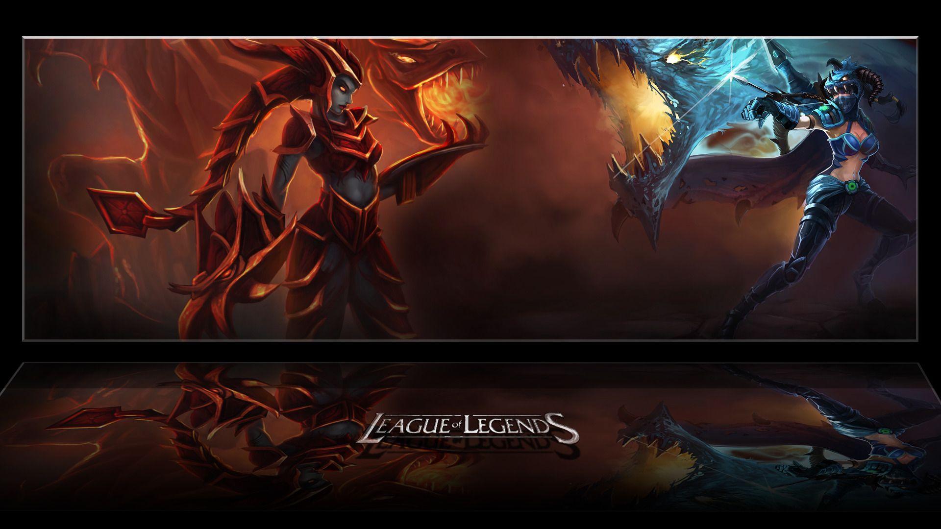Shyvana Wallpapers Top Free Shyvana Backgrounds Wallpaperaccess