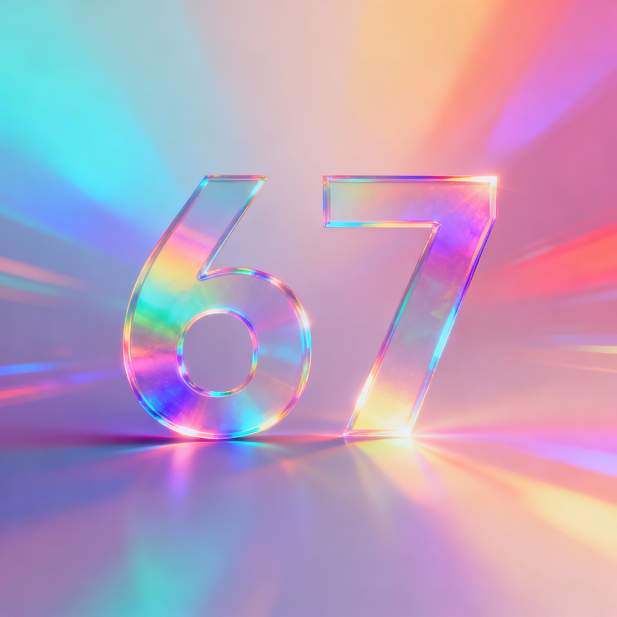 2048x2048 Number Wallpaper