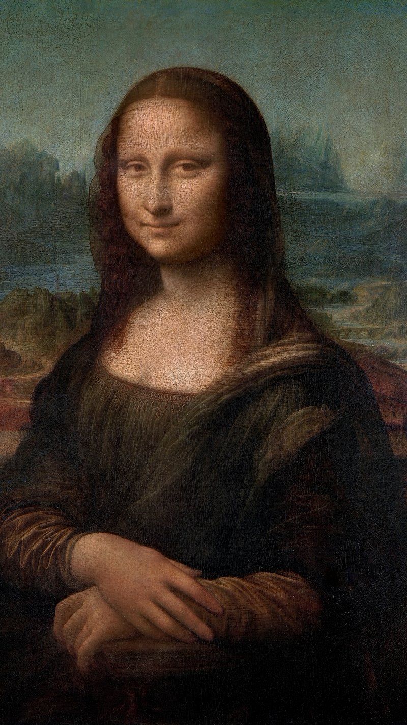 800x1422 Mona Lisa Image Wallpaper