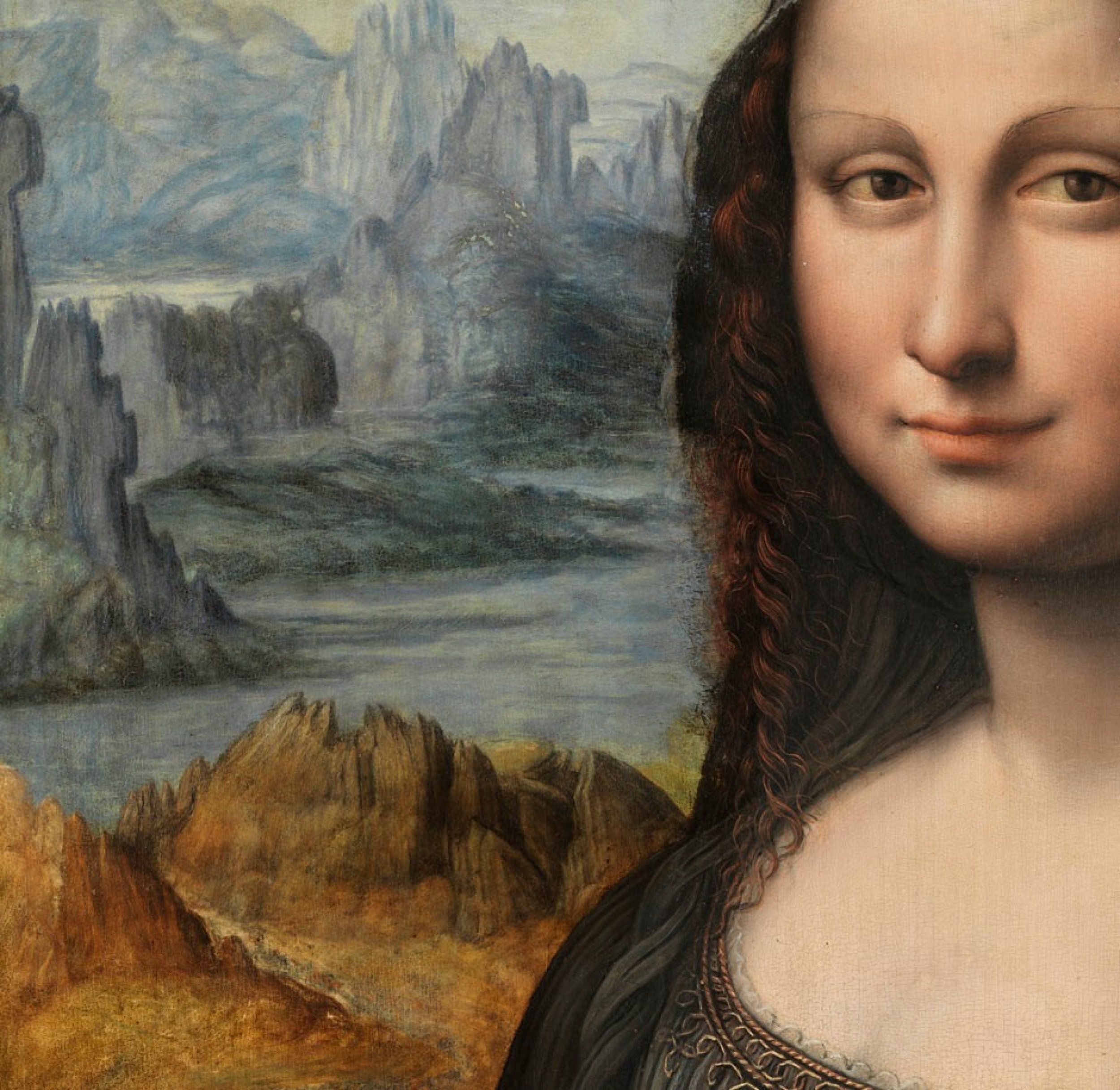 2500x2433 Mona Lisa Smile Wall Art
