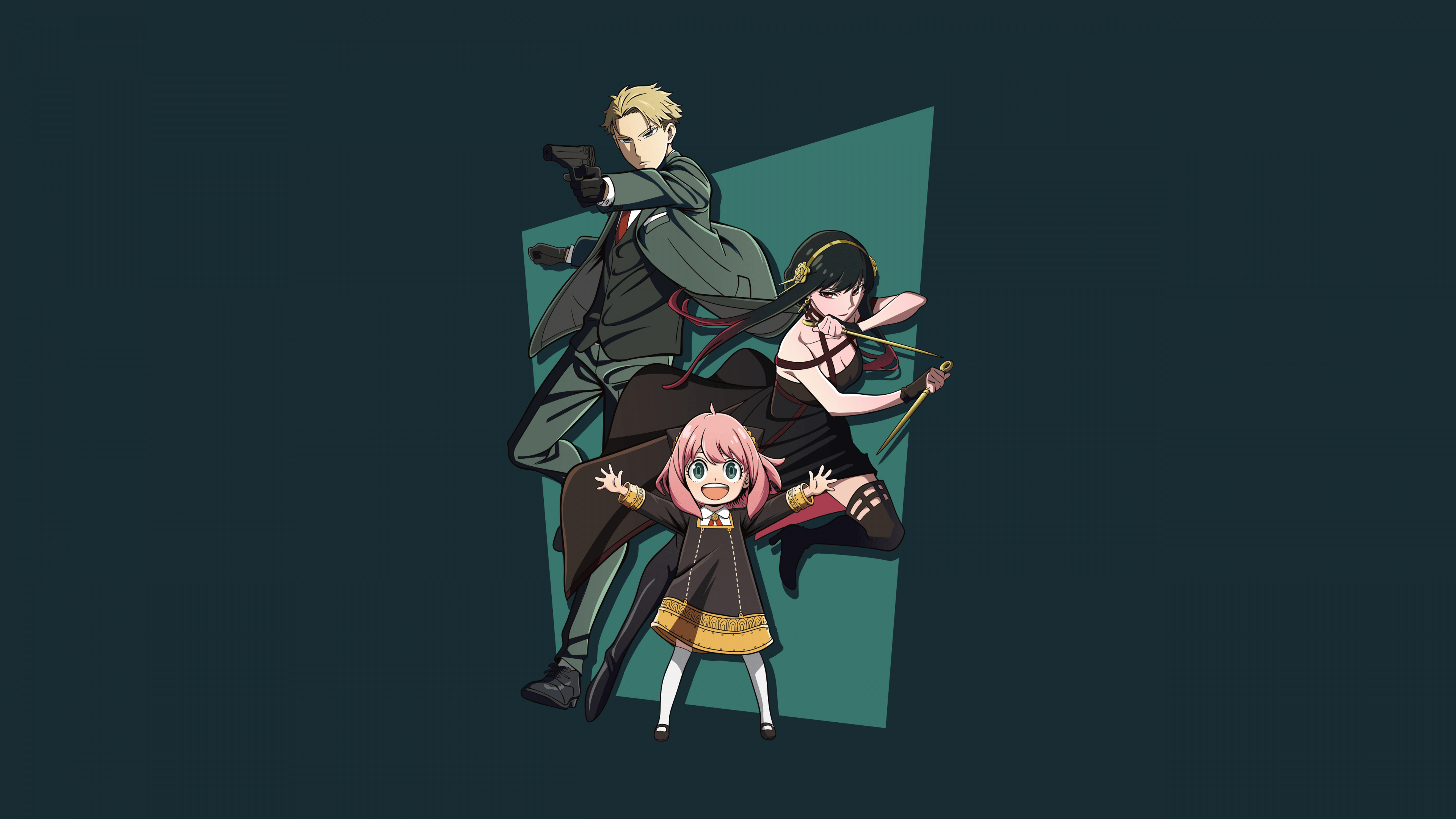 3840x2160 Spy x Family Wallpaper 4K, Minimalist, Loid Forger