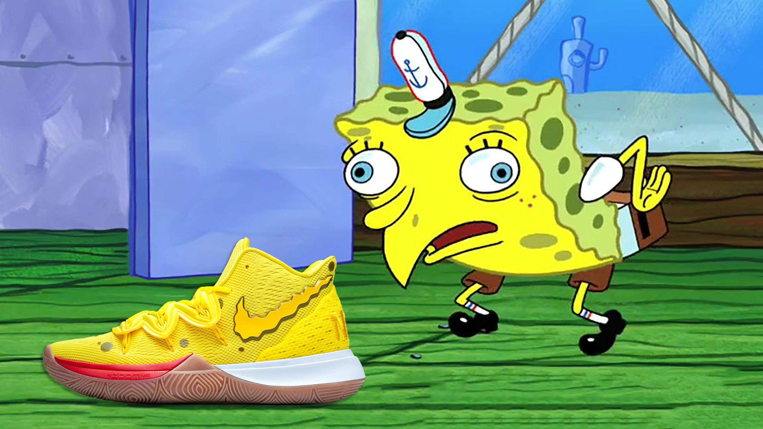 2560x1440 Kyrie Irving on His New Nike x SpongeBob Shoes and the Best Basketball Players in Bikini Bottom