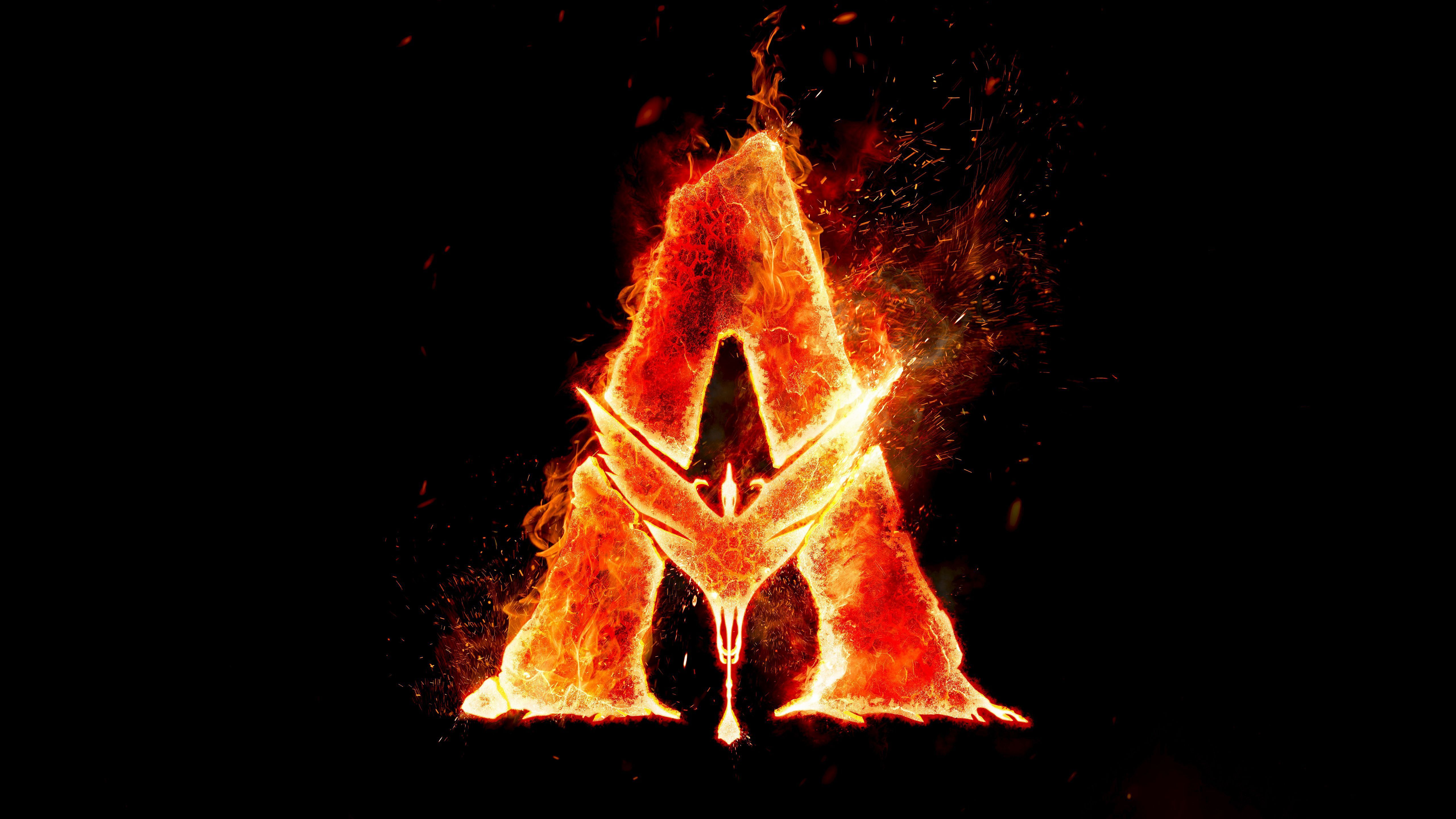 5120x2880 Avatar: Fire and Ash Wallpaper 4K, Logo, Black background