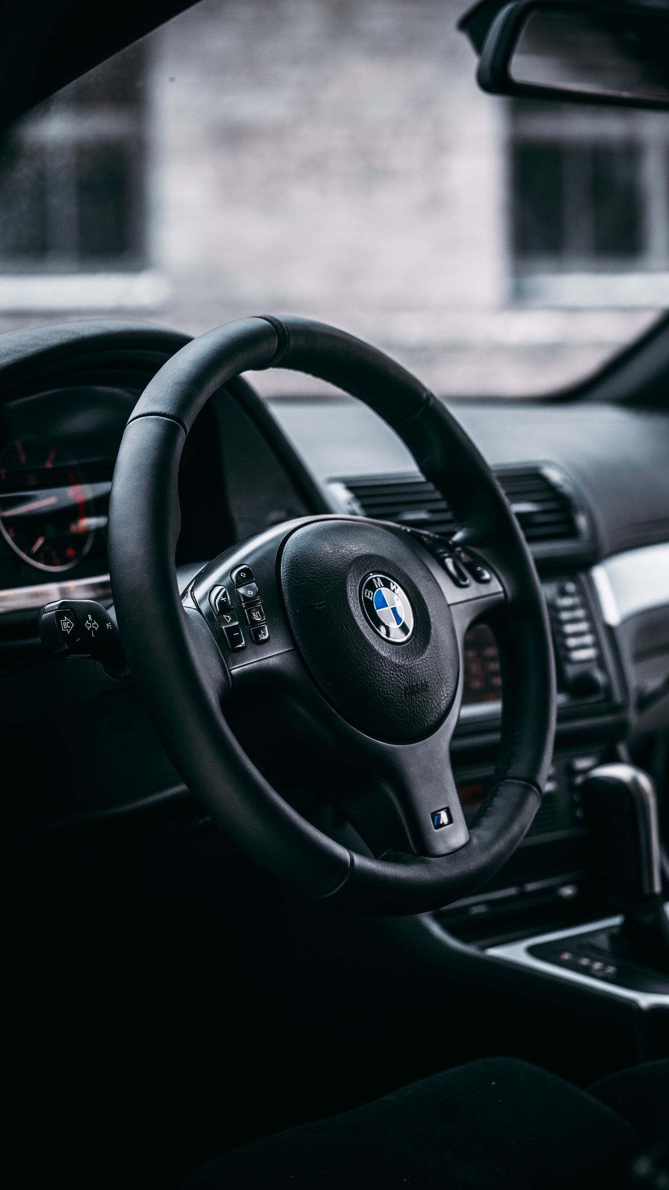 1350x2400 Download wallpaper 1350x2400 bmw, steering wheel, car, car interior iphone 8+/7+/6s+/for parallax HD background