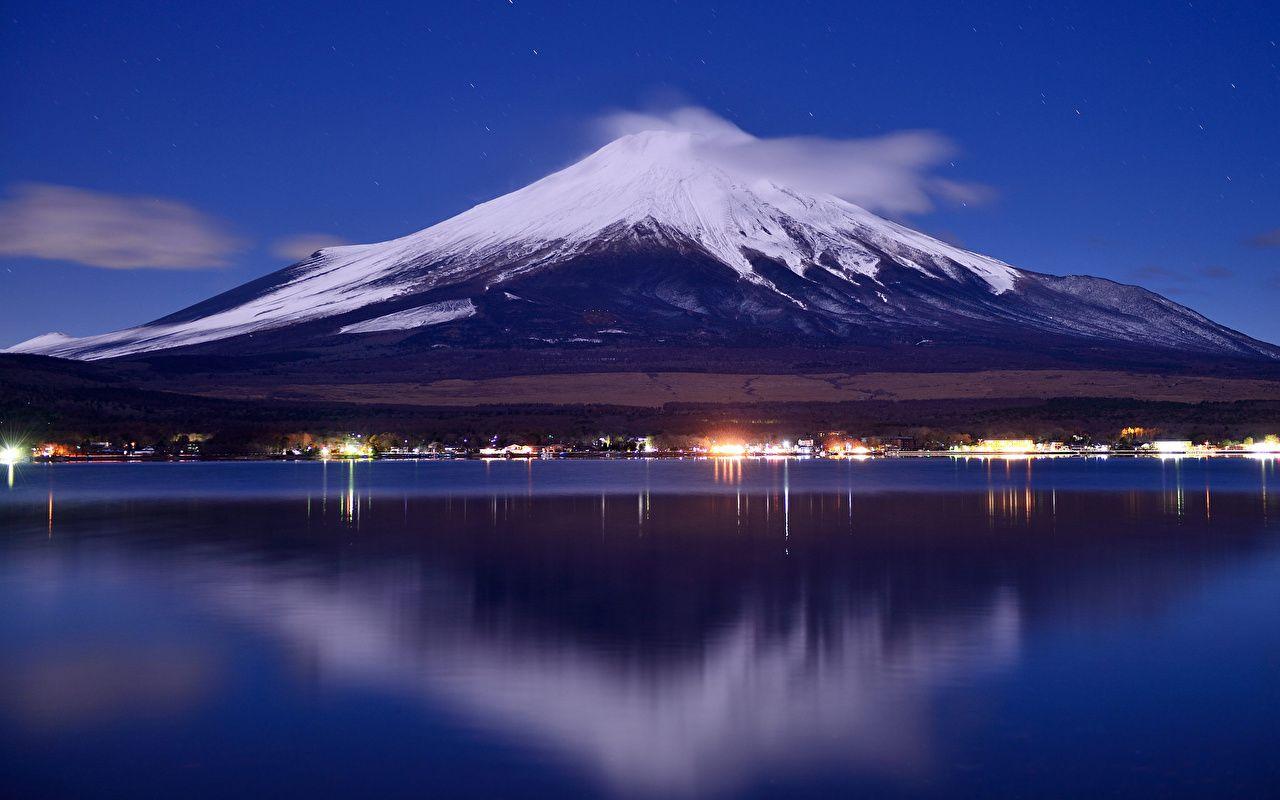 1280x800 Mount Fuji Japan Volcano Nature Mountains 1280x800
