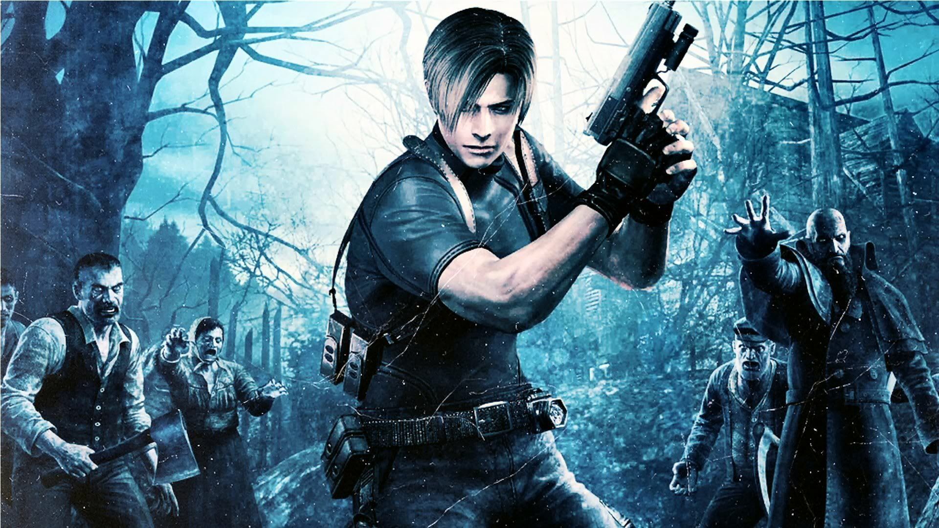 1920x1080 Resident Evil 4 HD Wallpaper: Leon S. Kennedy vs. Bitores Mendezx1080