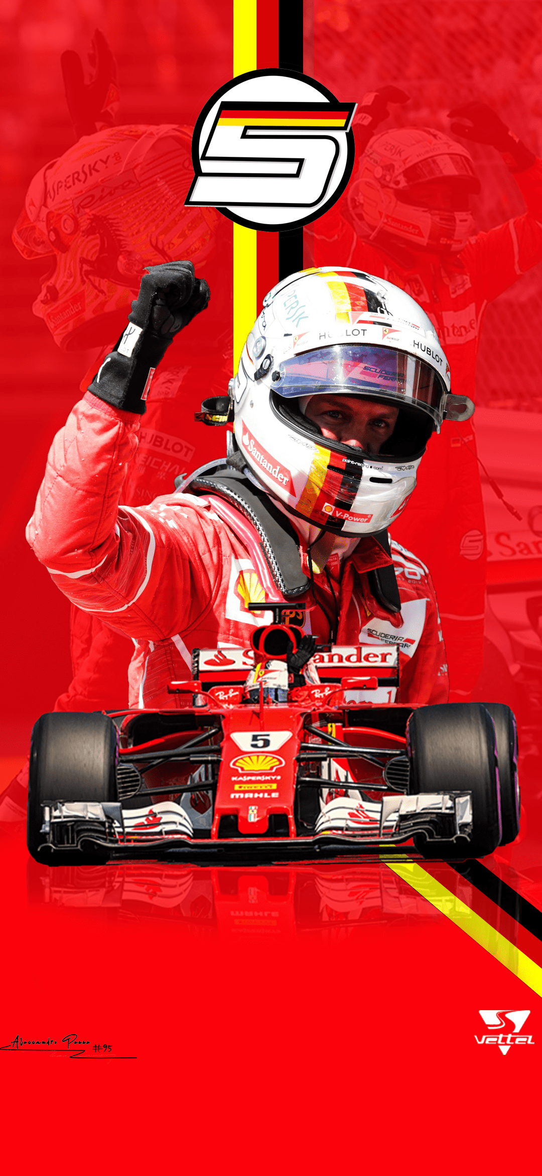 1080x2340 Sebastian Vettel 2017 Wallpaper, I hope you like it!