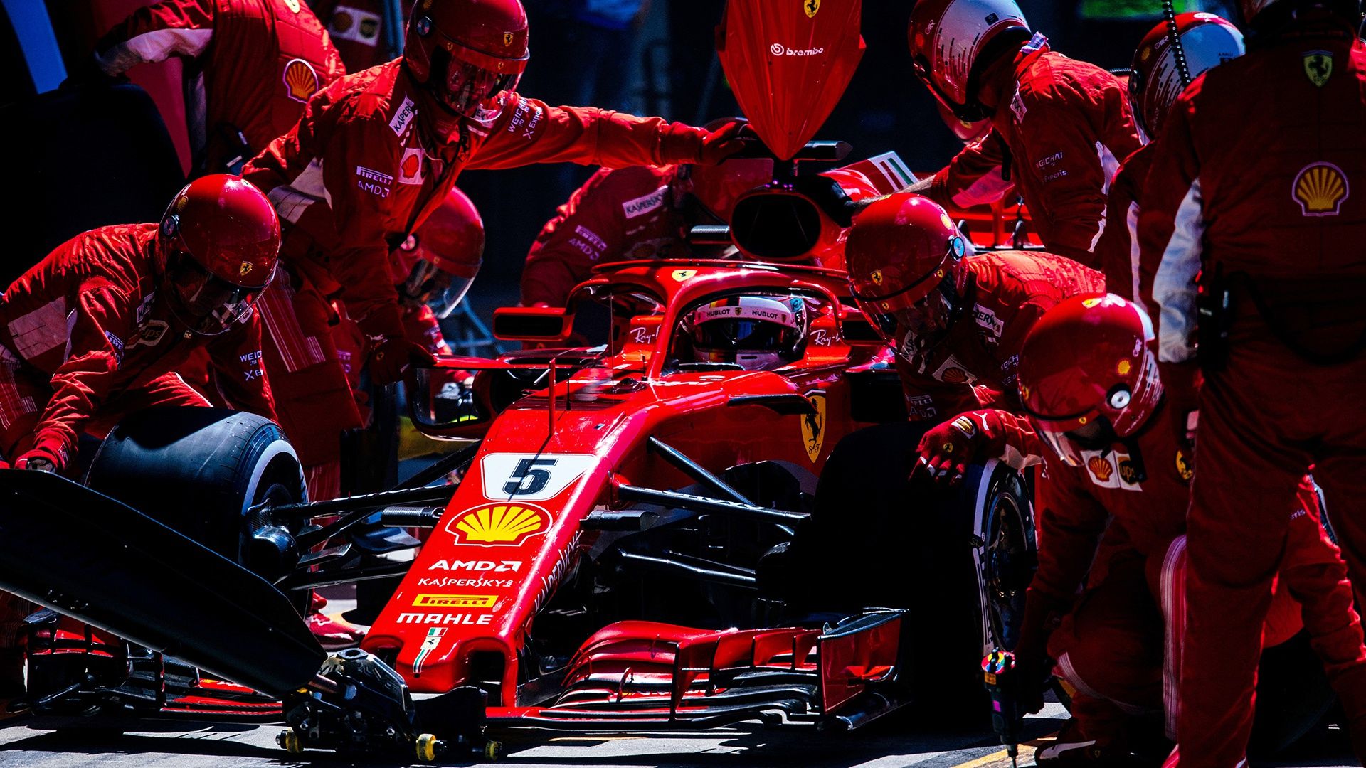 1920x1080 Wallpaper Ferrari, Formula race, men, Sport, Sebastian Vettel, pilot, mechanics for mobile and desktop, section спорт, resolution 1920x1080