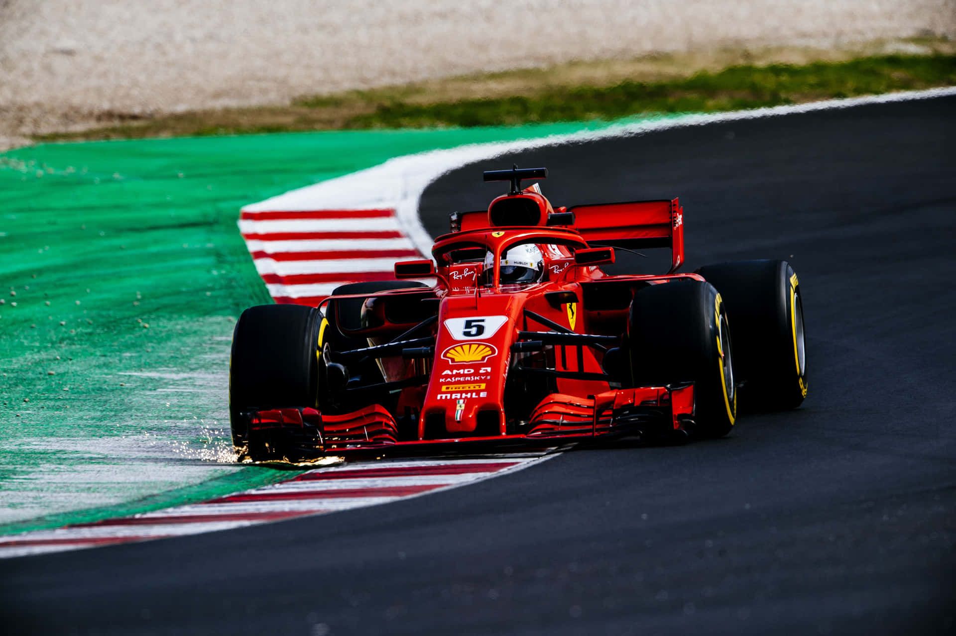1920x1278 Download Sebastian Vettel Ferrari Car F1 2018 Background