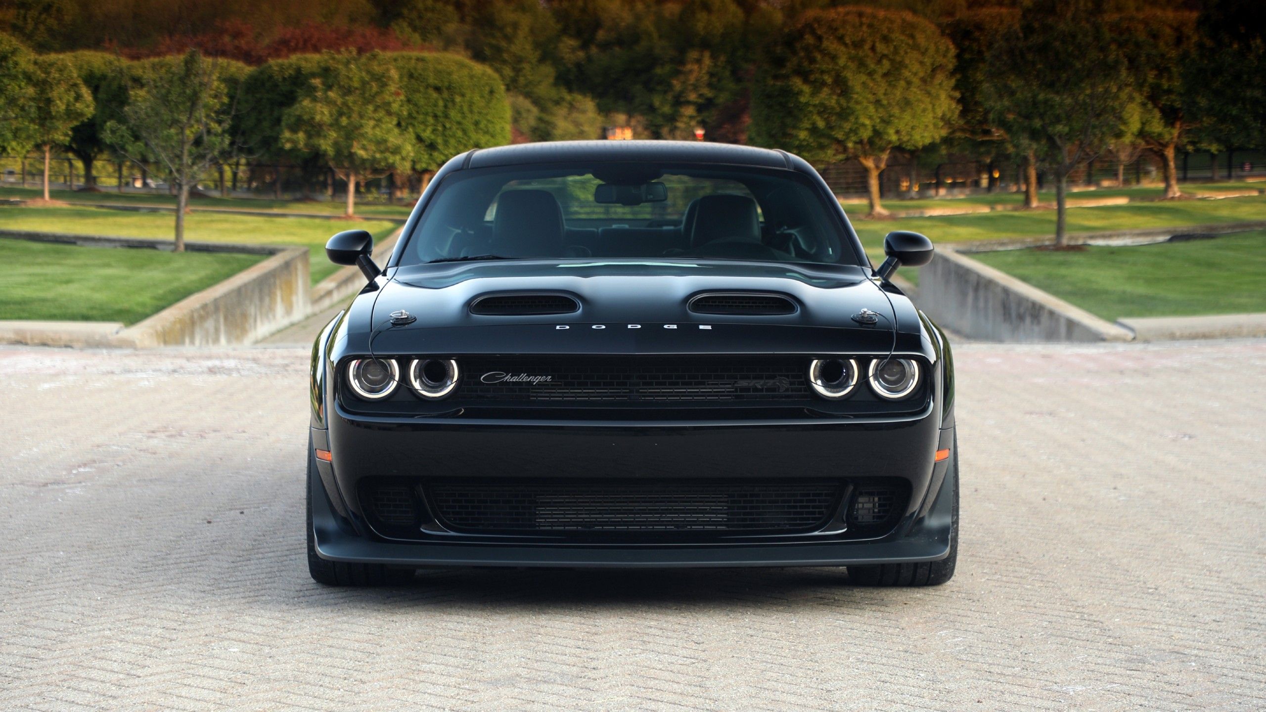 2560x1440 Dodge Challenger SRT Black Ghost 4K Wallpaper Car Wallpaper