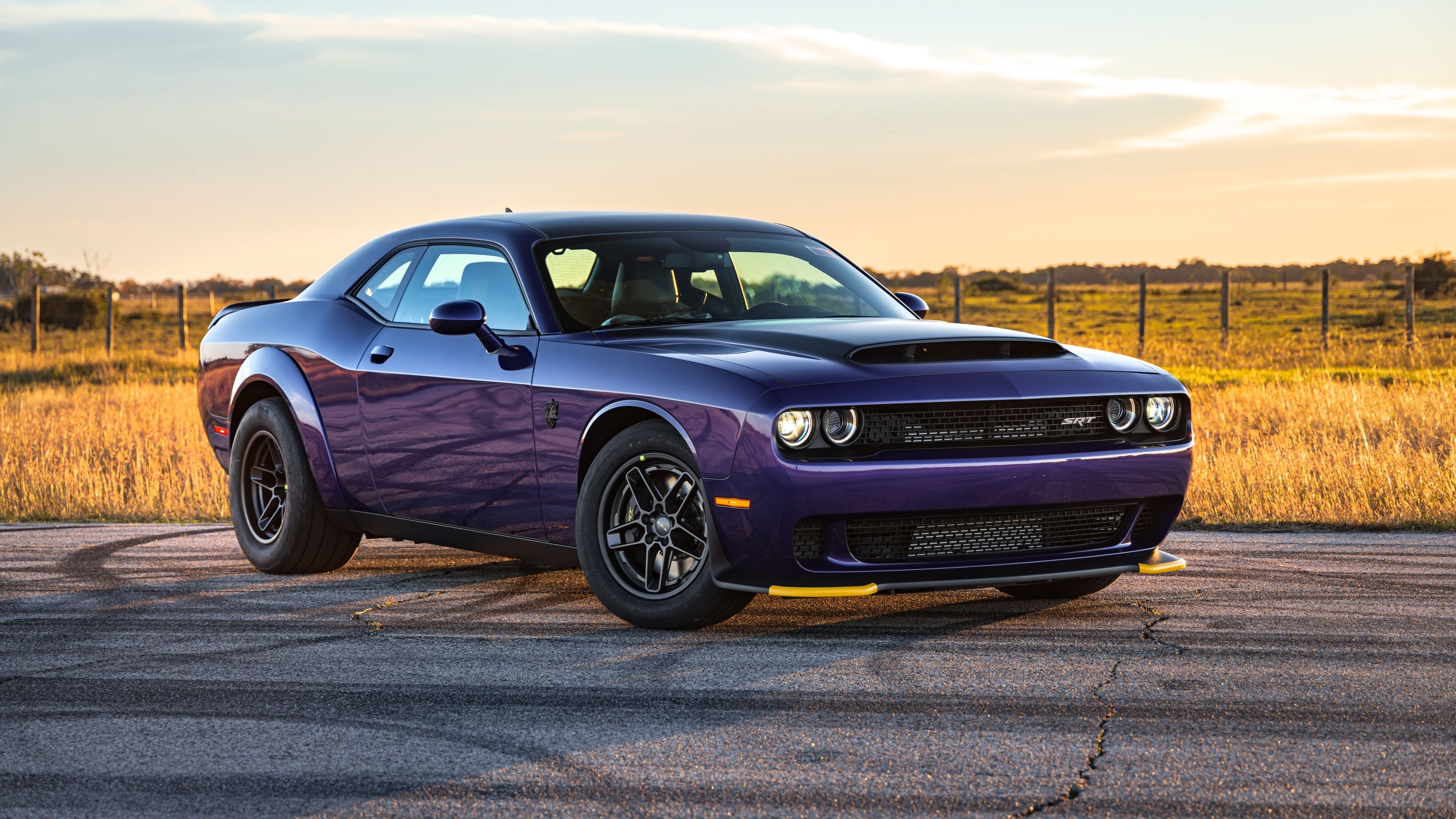 3840x2160 Hennessey Wallpaper 4K, Dodge Challenger SRT Demon, 8K