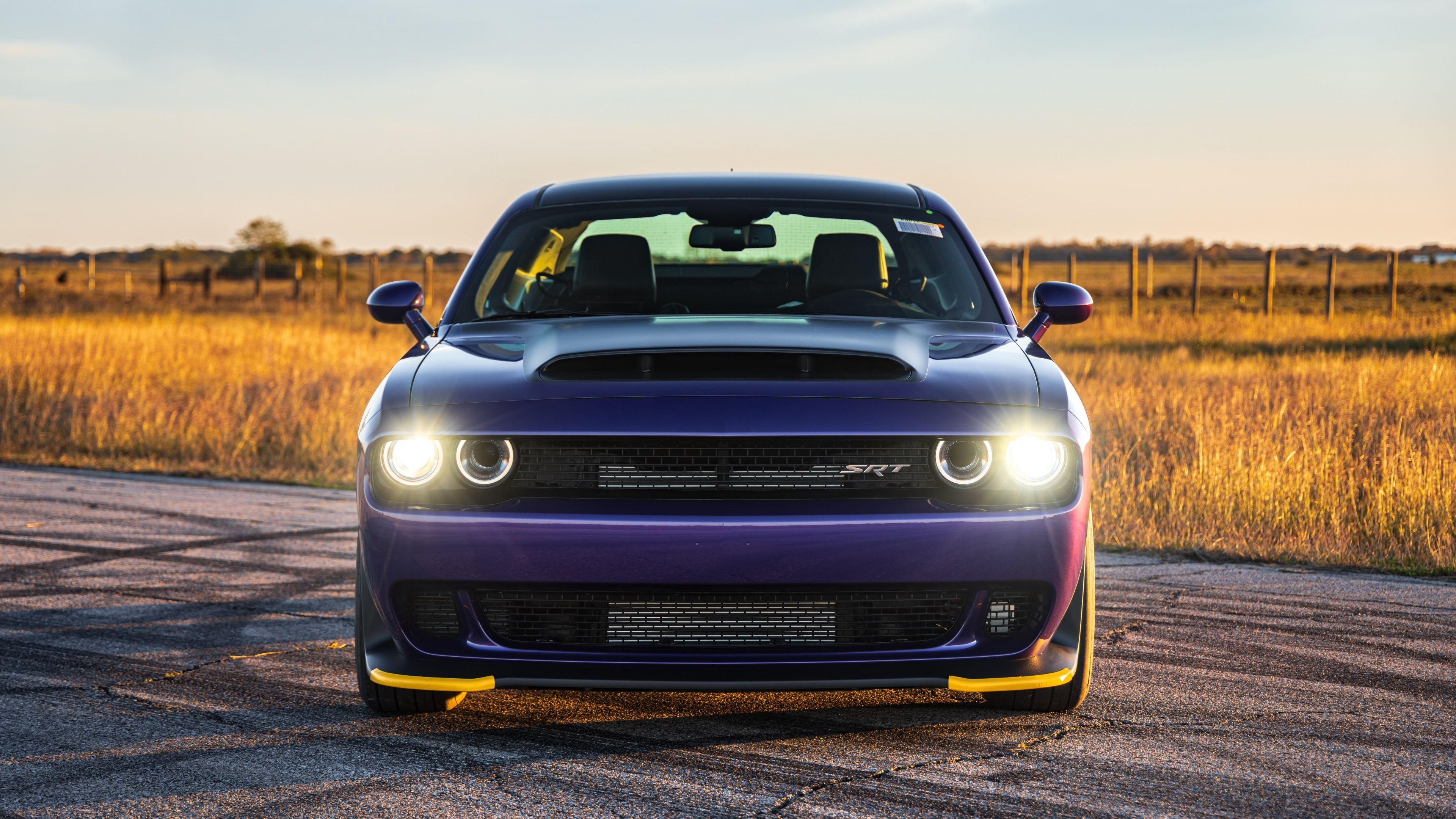 3840x2160 Dodge Challenger SRT Demon Wallpaper 4K, 8K, 5K, Hennessey, 2024