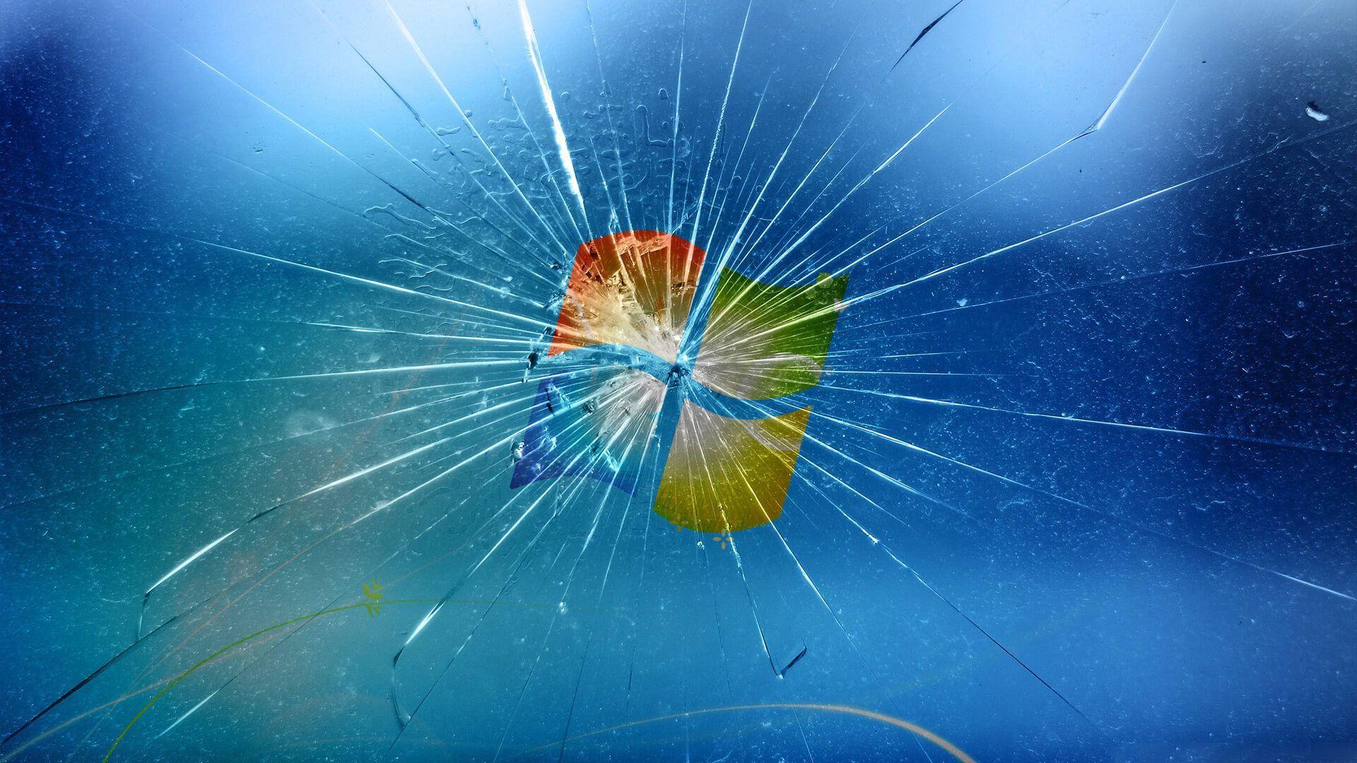 1920x1080 Windows 1.0 Wallpaper image. Broken screen wallpaper, Screen wallpaper hd, Windows wallpaper