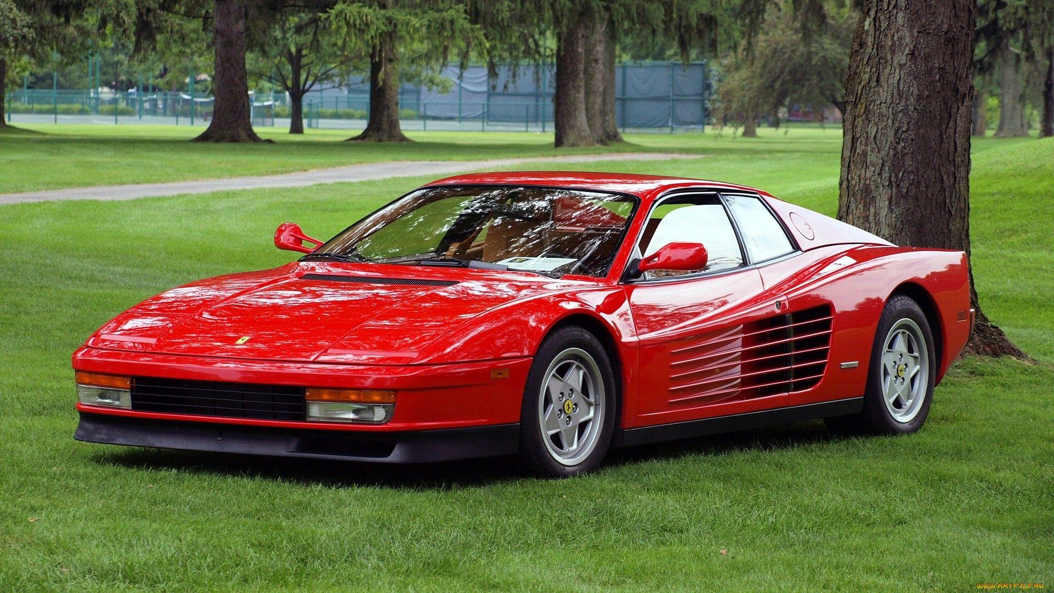 2048x1152 Free download Ferrari Testarossa wallpaper [2048x1152]