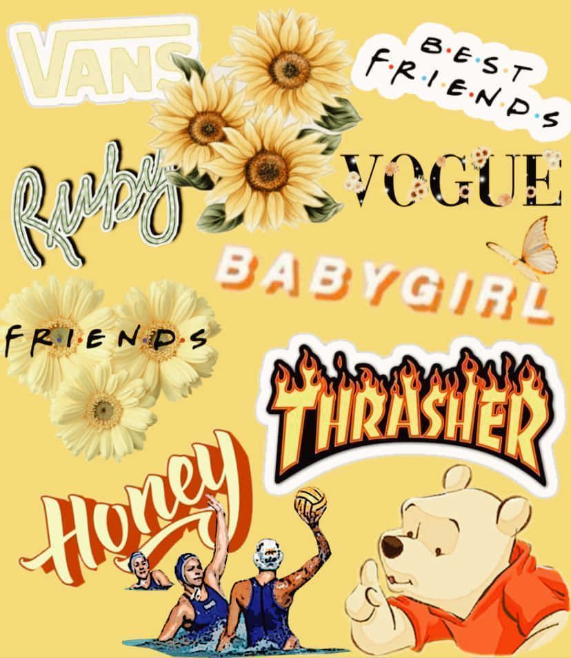 828x954 Yellow Baddie Wallpaper