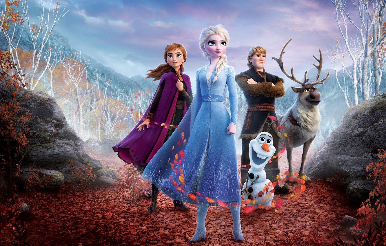 1332x850 Wallpaper Frozen, Red, Fantasy, Nature, Blizzard, Beautiful, Anime