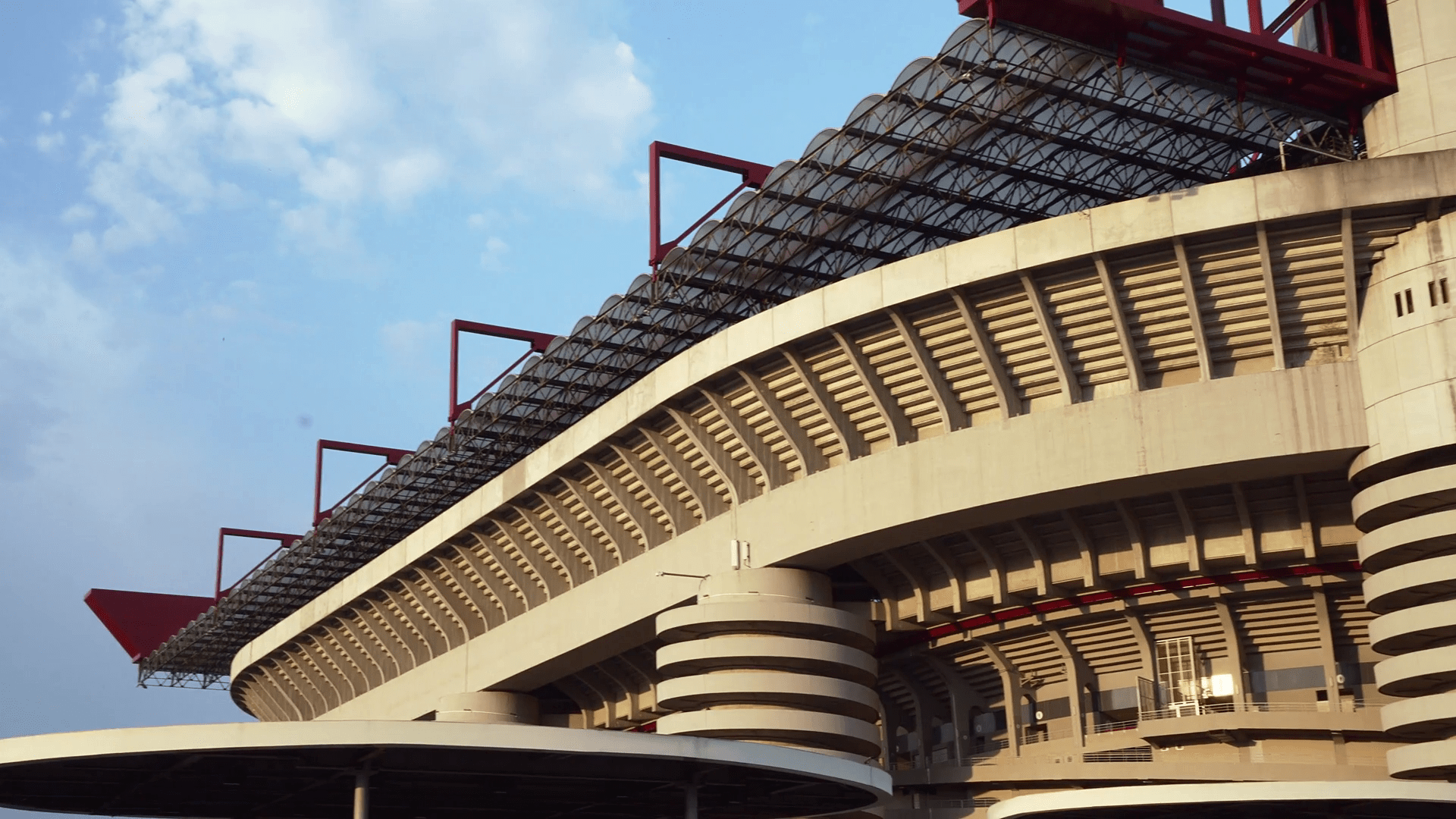 1920x1080 Stadium Of San Siro In Milan, Italy Stock Video Footage Siro