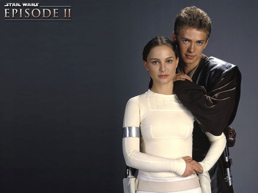 1024x768 Padme Amidala And Anakin Skywalker Wallpaper